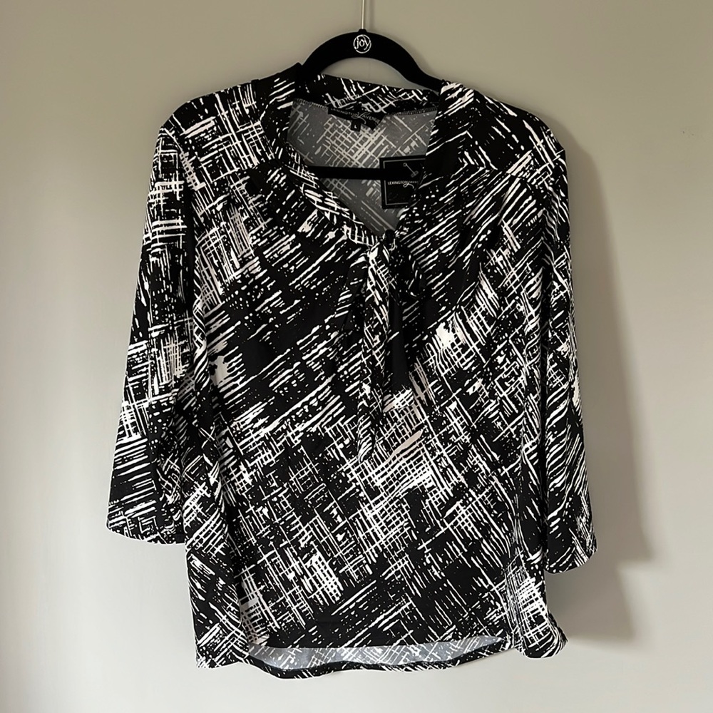 Black and White Blouse NWT